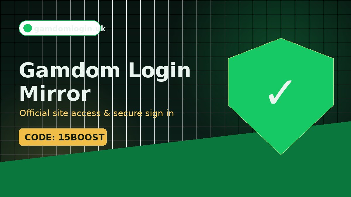 Gamdom Login — Official Gamdom Mirror