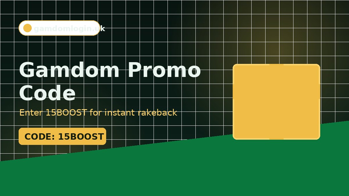 Gamdom Promo Code: 15BOOST for 15% Rakeback